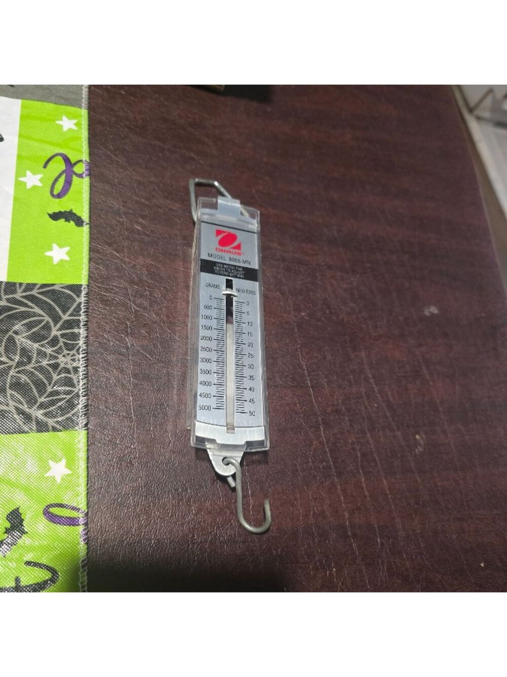 Ohaus Spring Scale 8008-MN 5000g/50N Dual-Scale Portable Tool